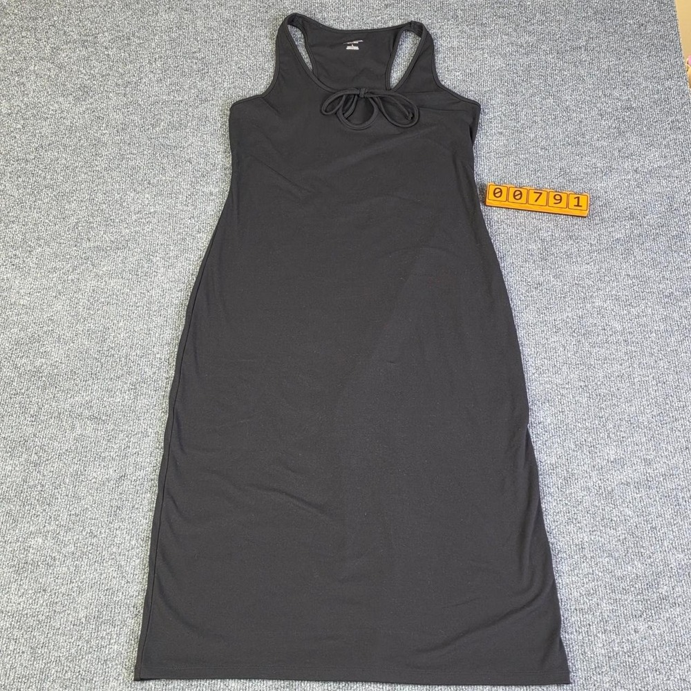 Wild Fable Black Midi Dress Size L
